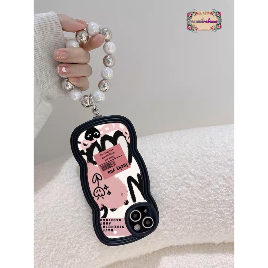 GC18 SOFTCASE MOTIF GRAVITI HATI GELANG SILVER MANIK MANIK FOR IPHONE 6 6+ 7+ 8+ X XS XR XS MAX 11 12 13 14 PRO MAX SB4861