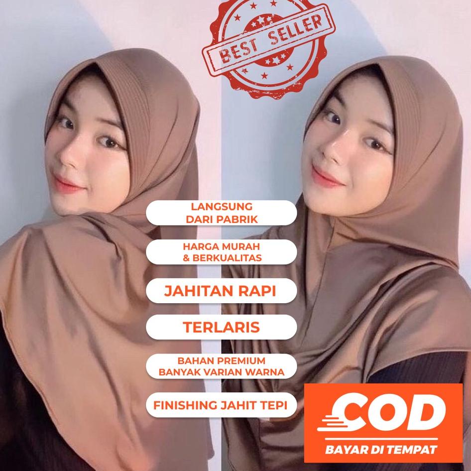 9.9 BRANDS FESTIVAL Bergo Hamidah Premium (ORI)/Jilbab Bergo Hamidah/Kerudung Bergo