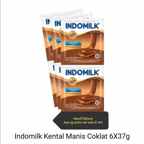 

INDOMILK SUSU KENTAL MANIS COKLAT 37 ML ISI 6 SACHET AYES TOSERBA