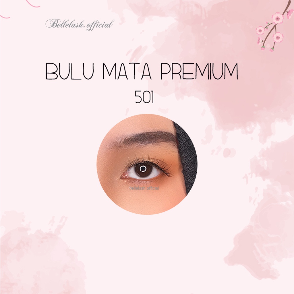 501 Bulu Mata Palsu Handmade Natural False Eyelash Eye Lashes Premium Series