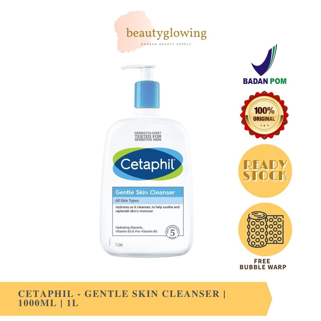 [BPOM] CETAPHIL Gentle Skin Cleanser 1 L | 1000ml