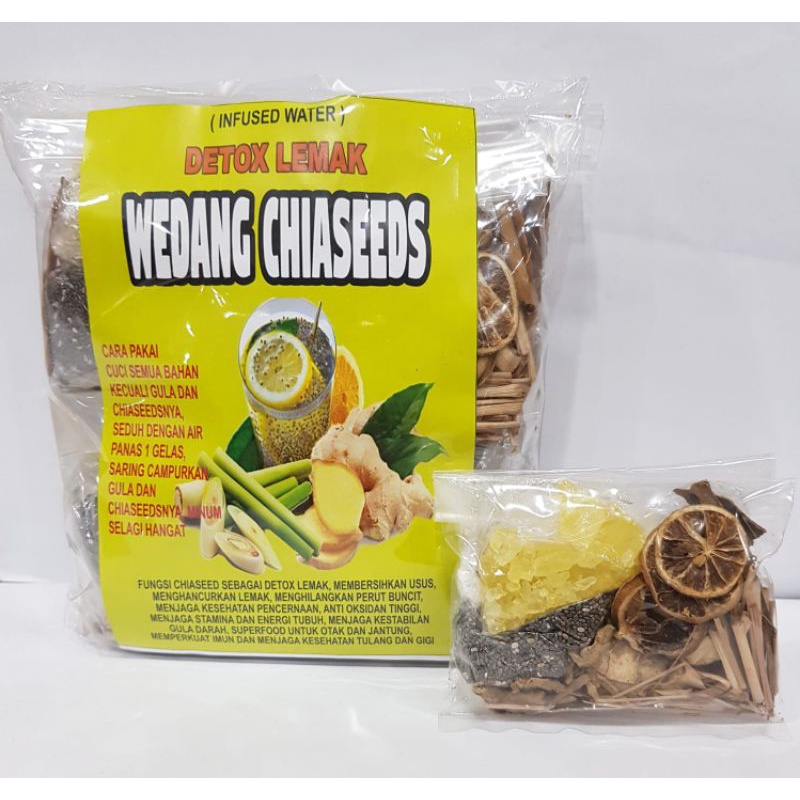 

Wedang Chiaseeds ( Infused Water / Detok Lemak)
