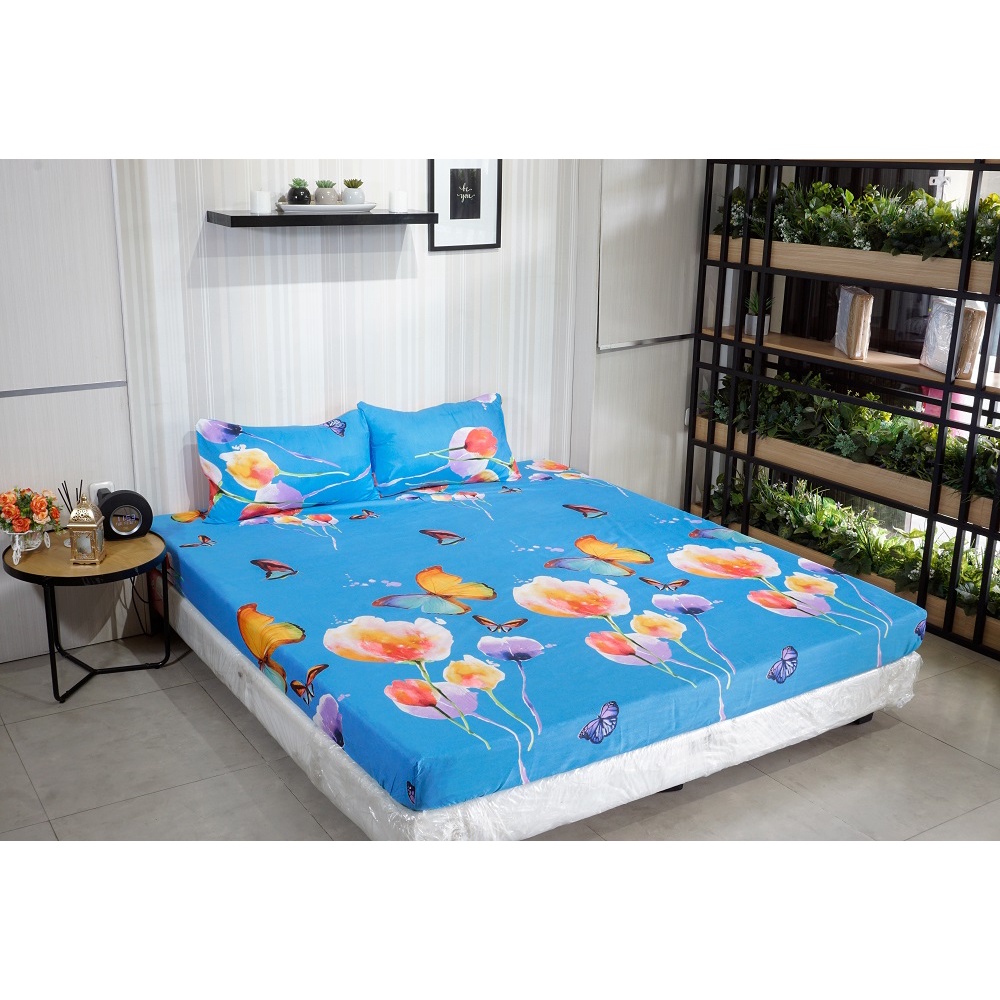 Idola Style Veronica Sprei 100 / 120 Micro Print Tinggi 20 cm MP-8075