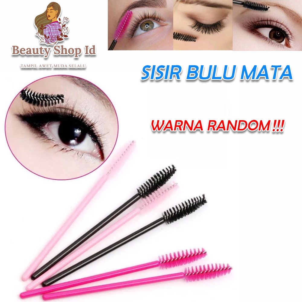 Beauty Jaya - Sisir bulu mata Maskara Sikat Maskara Kuas Maskara Mascara Brush Spoolie Alis Key