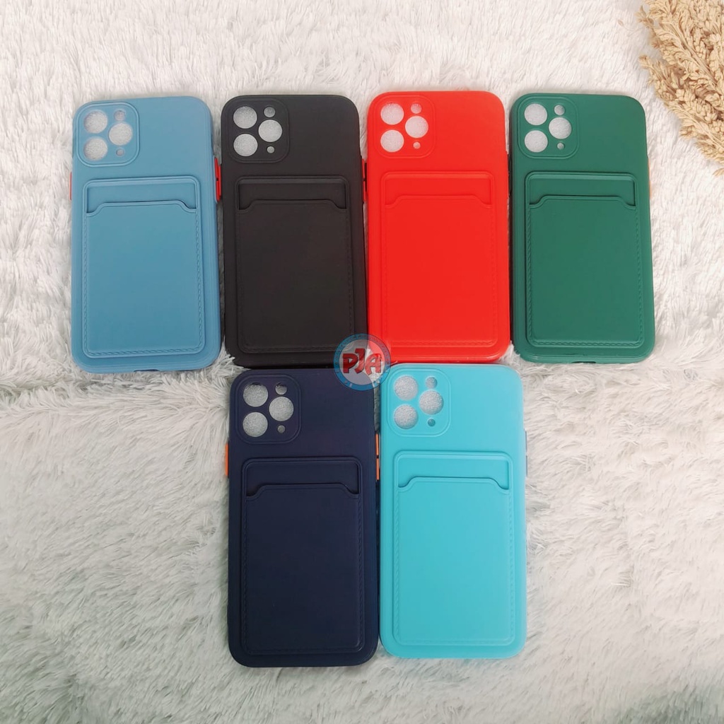 Case Softcase Casing Silikon Macaron Slot Card Xiaomi Redmi 9T Note 9 Pro 10 10 Pro