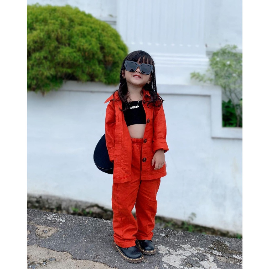 BLAZER KIDS SET MOONSCARE KOREAN STYLE - BLAZER ANAK - SETELAN BAJU ANAK KOREAN STYLE - BLAZER SET KIDS PEREMPUAN - BAJU LEBARAN ANAK PEREMPUAN- BAJU LEBARAN ANAK PEREMPUAN- OUTFIT LEBARAN PEREMPUAN