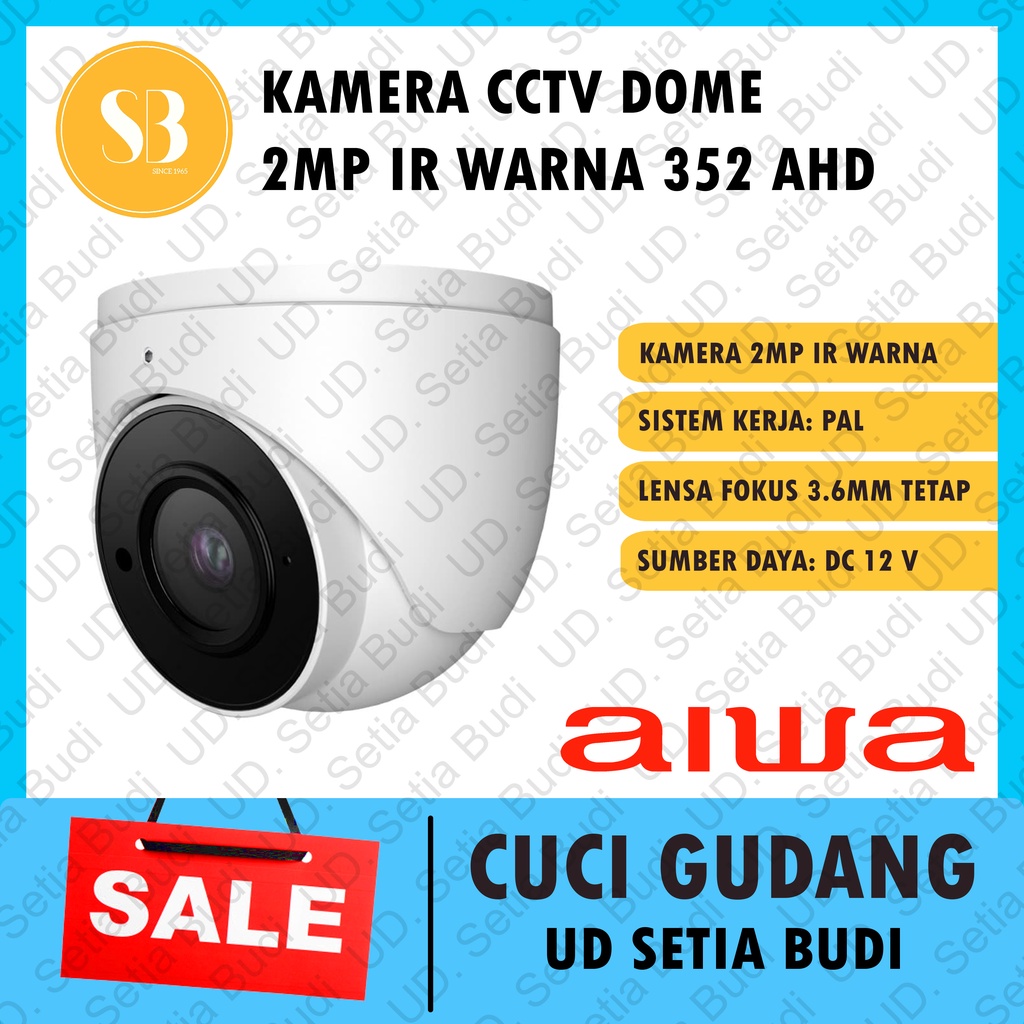 Kamera CCTV 2MP IR Warna AIWA Indoor CAD-352 AHD