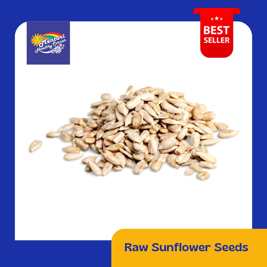 Sunflower Seed Raw 500gr / Biji Bunga Matahari Mentah 500gr (GRADE AAA, TERBAIK)