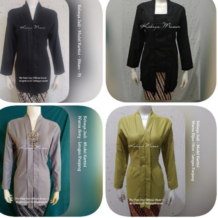 NEW STOCK Kebaya Kutubaru Murah | Kebaya Kartini Hitam | Kebaya Kutubaru Opnesel | Kebaya Murah