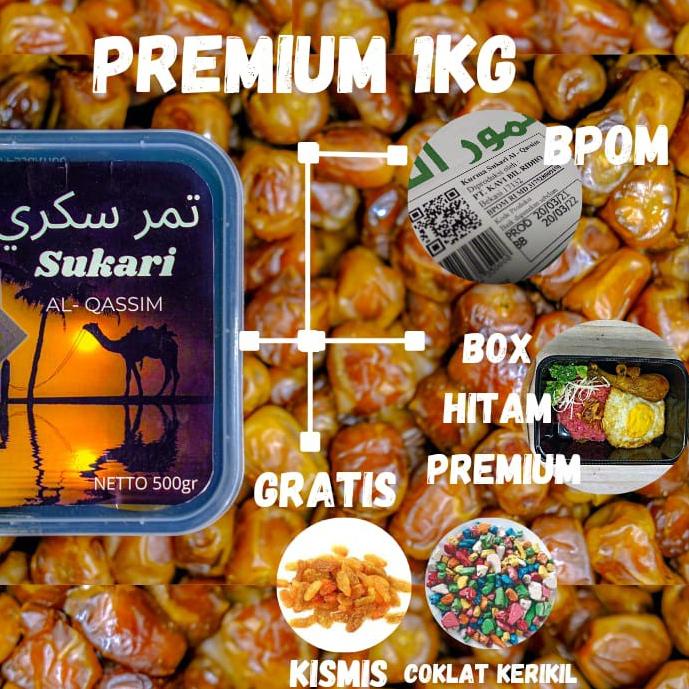 

✩ [] Kurma Sukari Premium AL QASSIM 1kg ✯