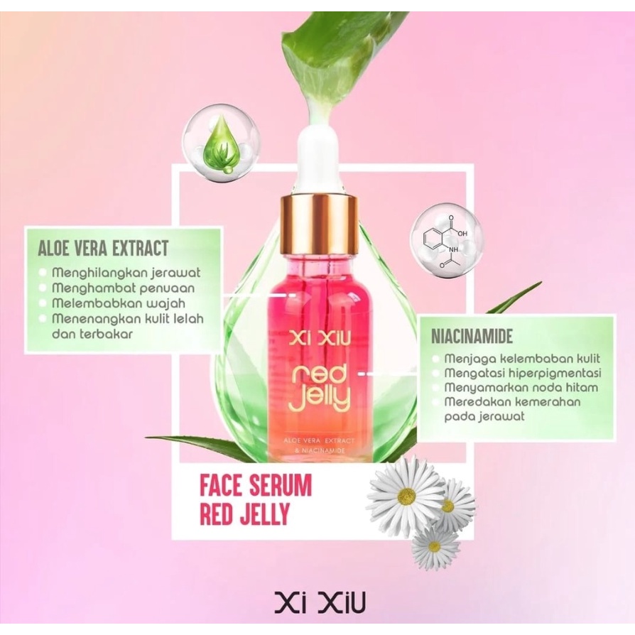 XI XIU FACE SERUM RED JELLY // SERUM WAJAH BPOM