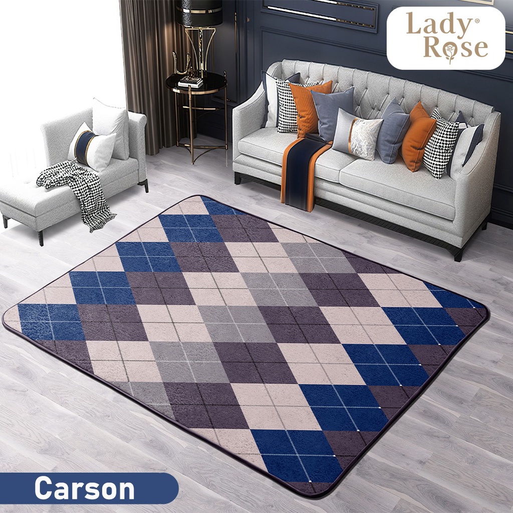 KARPET LADYROSE ANTI SLIP ON 190 X 150 - Terbaru - Terlaris