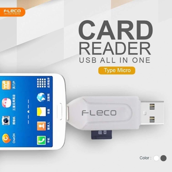 USB CARD READER OTG SD CARD SDHC FLECO MICRO USB