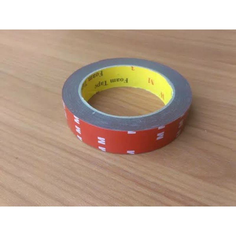 DOUBLE TAPE 3M FOAM MERAH 2 CM X 4.5 METER FOAM TAPE 3 M MERAH