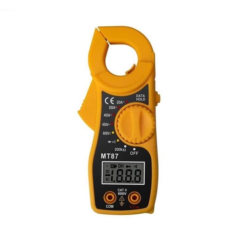 DT266 Digital Clamp Multimeter Tegangan Listrik AC/DC Tes Kontinuitas Konsumsi Power Digital Lengkap Avometer 266 Digital Tang Ampere Multimeter Digital Clamp Multimeter Tang Ampere Voltage Tester Clamp