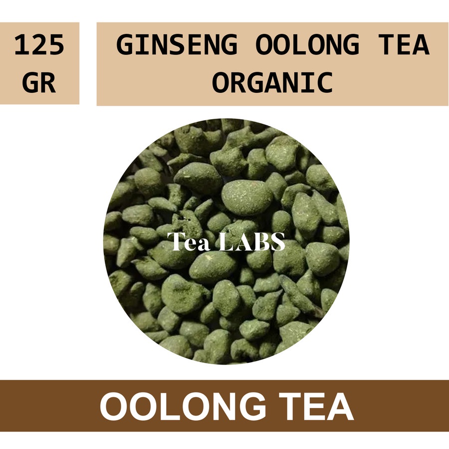 

Ginseng Oolong Tea Organik / Teh Oolong Premium Kiloan 125 GRAM