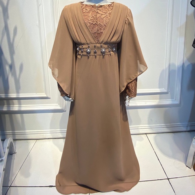 Vanesha Margaretta - 411 Dress anak kode 650 - Aulia dress mini - dress muslim anak