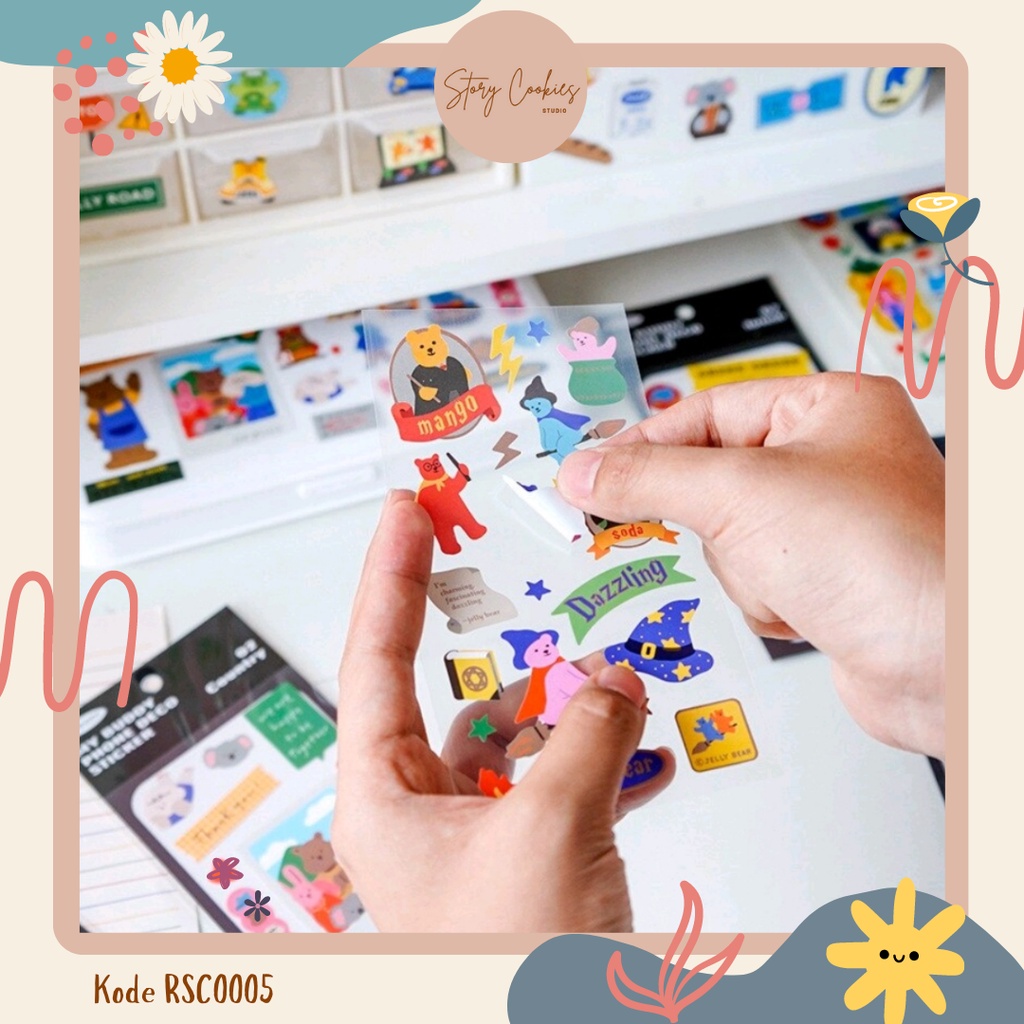 

Stiker Sheet My Buddy Phone Deco Sticker