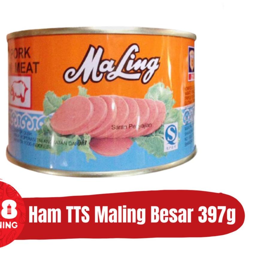 

☂ HAM TTS/ MALING TTS LUNCHEON PORK MEAT 397g ➵