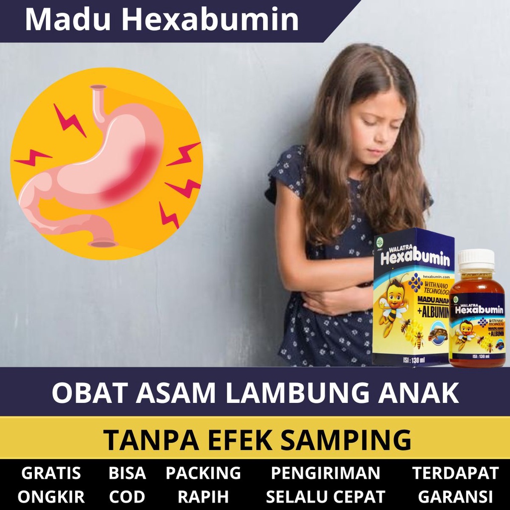 Obat Asam Lambung Anak - Obat Pereda Gangguan Pencernaan Asam Lambung, Gerd, Maag, Iritasi Lambung, 