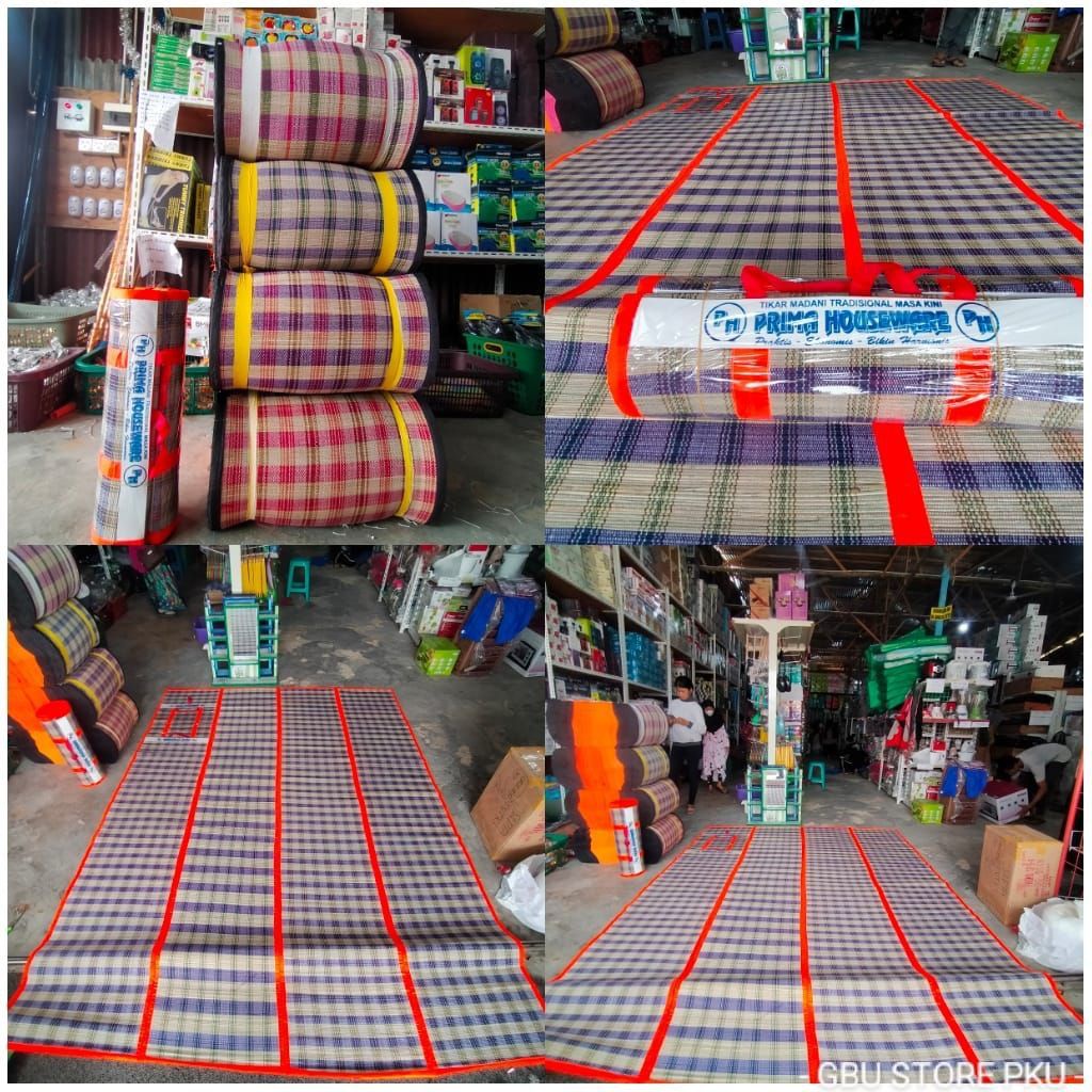 Tikar lipat srikandi jumbo /Tikar lipat mendong ukuran jumbo