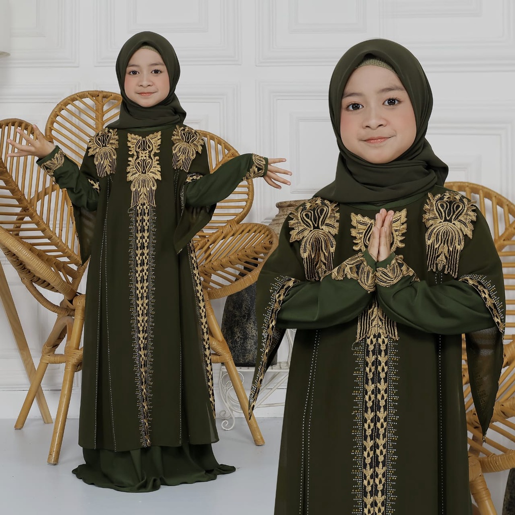 Abaya anak premiun tanggung terbaru