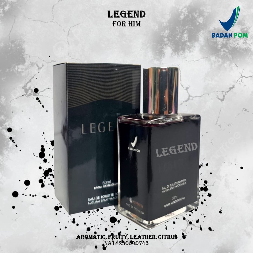 Kanzo - [BPOM] Parfum Legend 50ml Premium / Parfum Legend 50ml Best Seller / Parfum Pria Wangi Tahan Lama