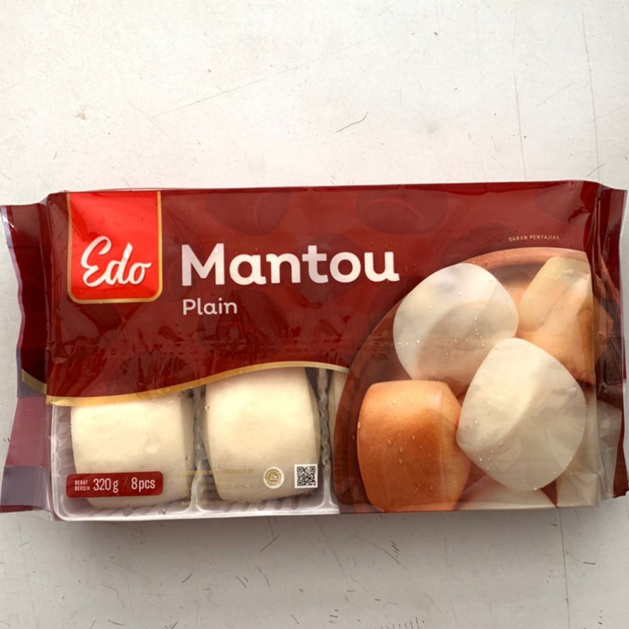 Edo Mantau Plain / Roti Sepan Isi 8 Pcs 320 Gr