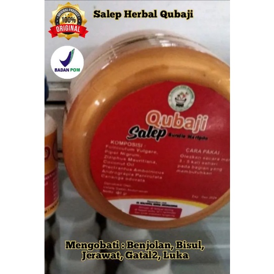 Obat Bisul, Jerawat Luka, Gatal2 Salep Qubaji Herbal Ampuh