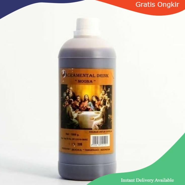 

☉ Anggur Peran Kudus 1 Liter Khusus Gereja murah ❈