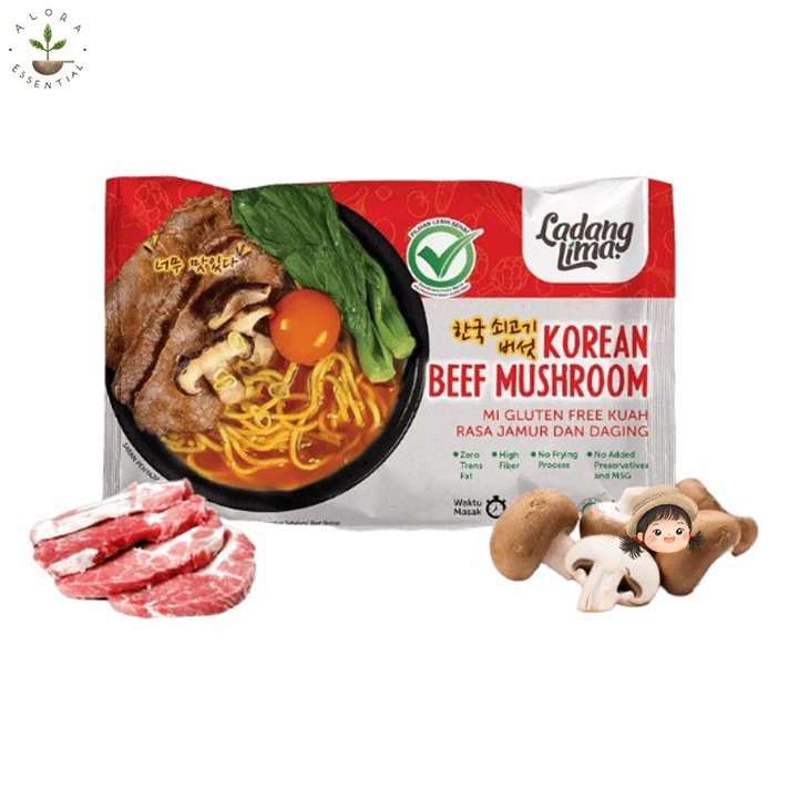 Ladang Lima Korean Noodle Gluten Free - Mie Korea Ladang Lima Halal