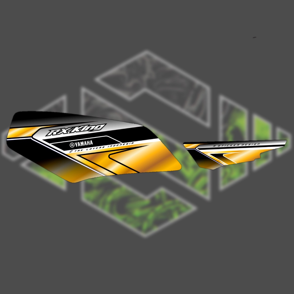 Sticker Striping Yamaha RX King Variasi / Stiker Variasi RX King / Striping Variasi RX King