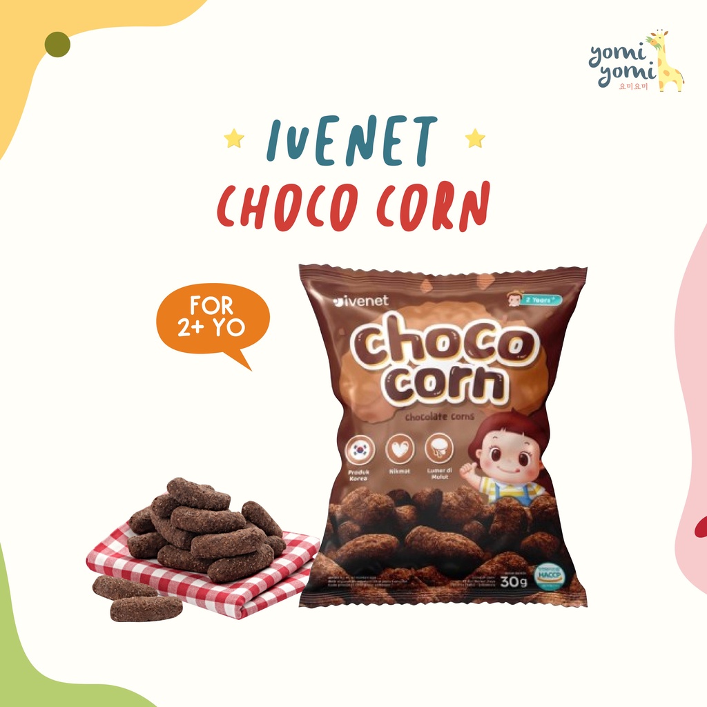 Ivenet Choco Corn/Jajanan Cemilan Bayi/Snack bayi/Baby Snack/Camilan Bayi