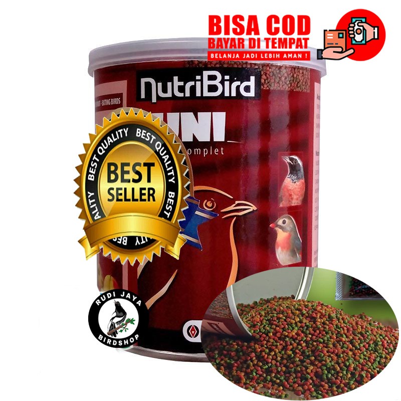 〖✅Star〗NUTRIBIRD NUK UNI KOMPLET KALENG 250 GRAM VERSELE ASLI PUR VOER PAKAN MAKANAN BURUNG TERBAIK 