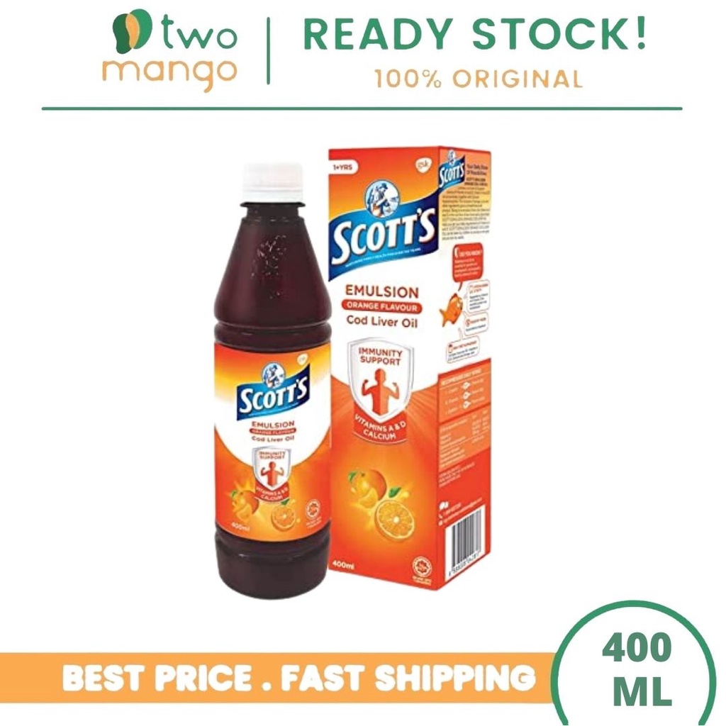 SCOTT'S EMULSION VITA ORANGE - 400 ML