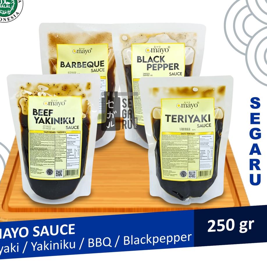 

Official Shop Omayo Japanese Teriyaki / Beef Yakiniku / BBQ / Blackpepper Sauce 250g