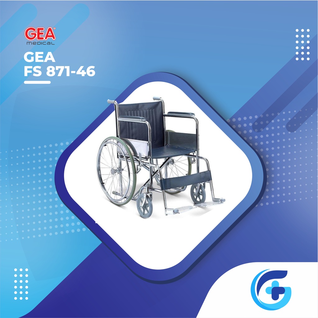 GEA Kursi Roda FS 871-46 /WHEELCHAIR/ ALAT BANTU JALAN
