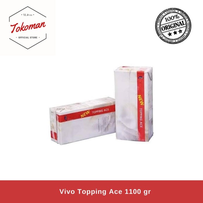 

Vivo Whip Topping Ace 1.1 kg / 1100 gr