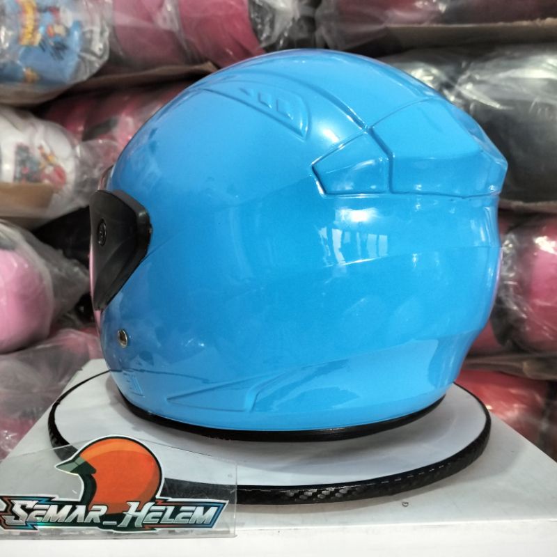 RK HELM ANAK POLOS Cewek Cowok Anak SD JUNIOR Umur 5 6 7 8 9 10 11 12 Tahun SNI Murah Berkualitas