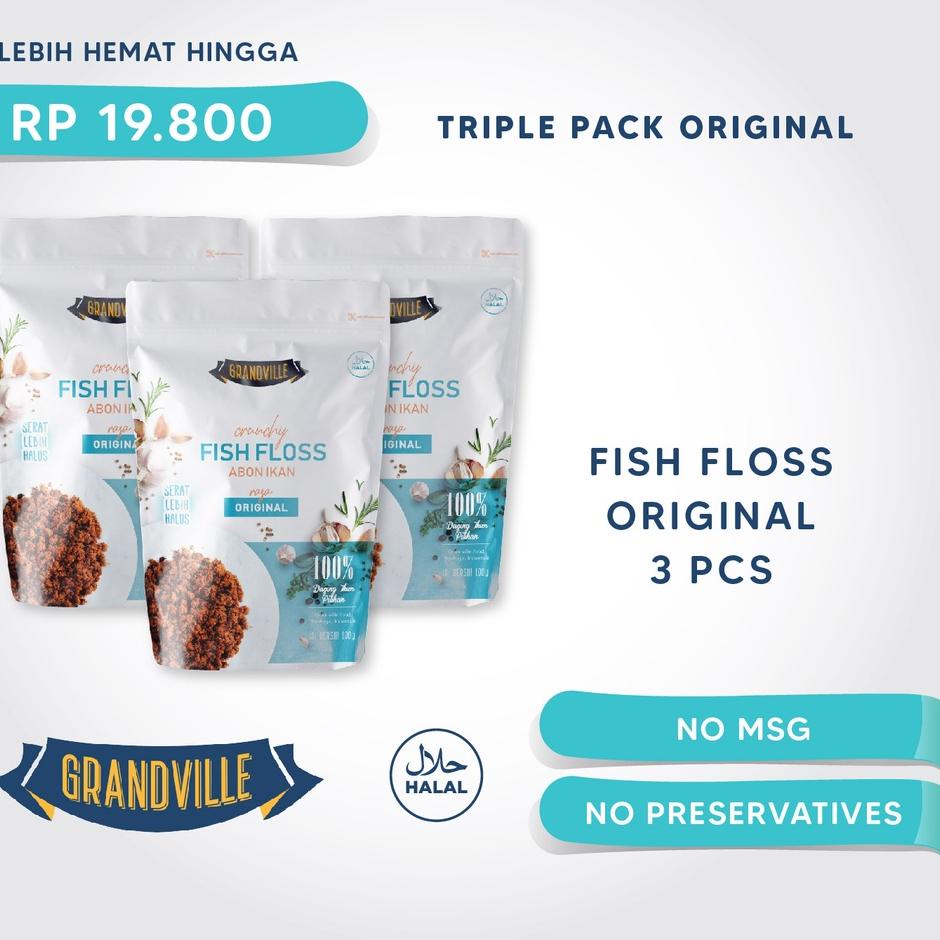 

✶ Grandville Abon IKAN Crunchy Triple Pack Original ❃