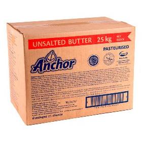 Anchor Unsalted Butter 25kg kemasan asli mentega Anchor GOSEND INSTANT