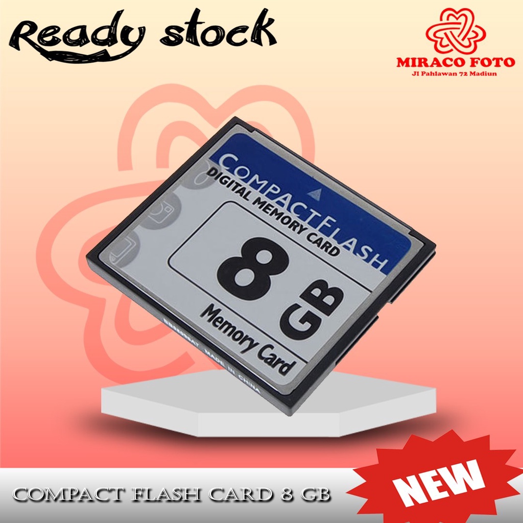 CDS Memory Card Compact Flash  CF 8GB For Nikon Canon