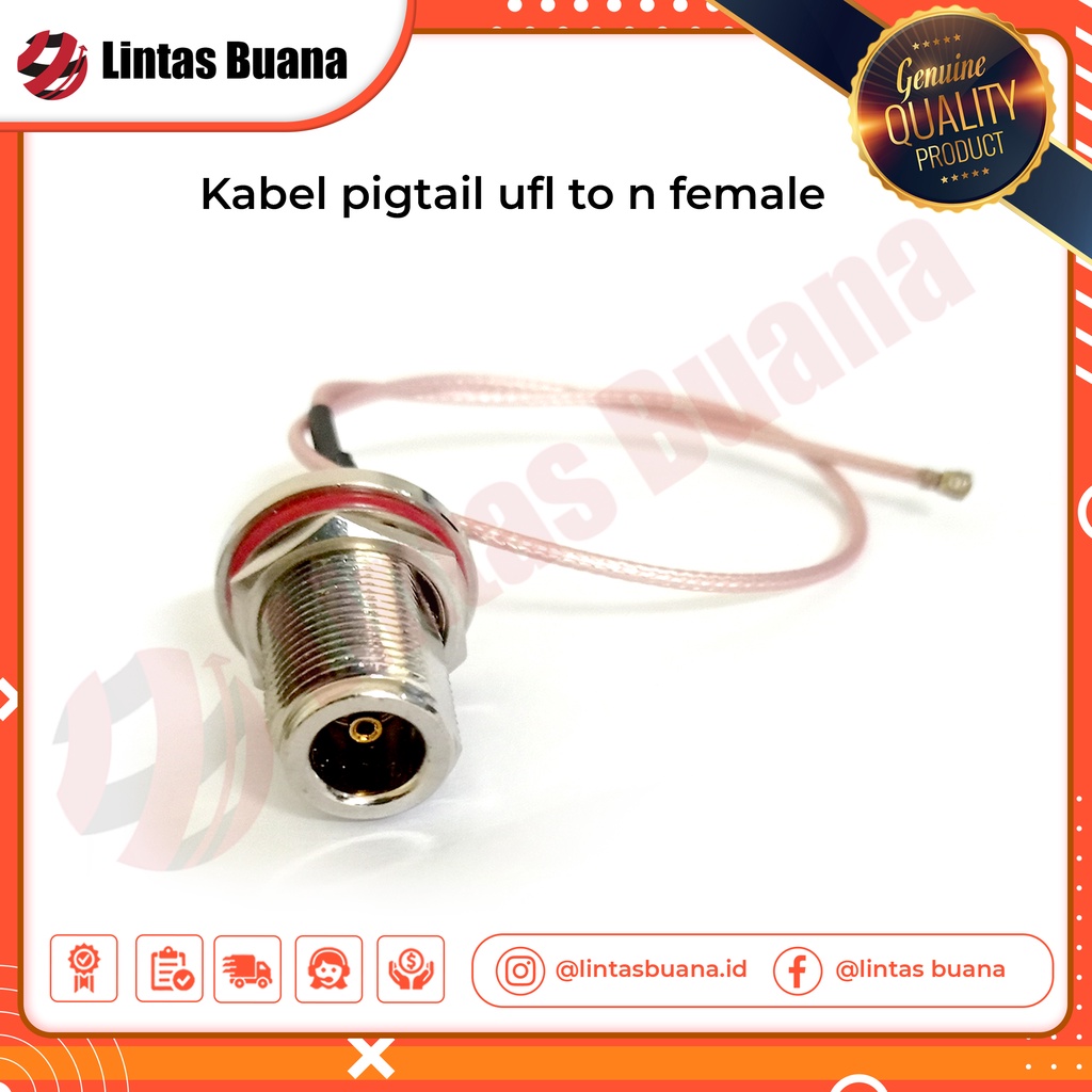 Kabel pigtail ufl to n female
