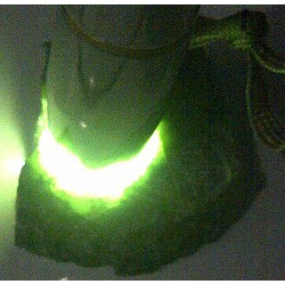 Batu Cincin Sungai Dareh Kumbang Jati Semi Kristal Rough Tembus PGS1284