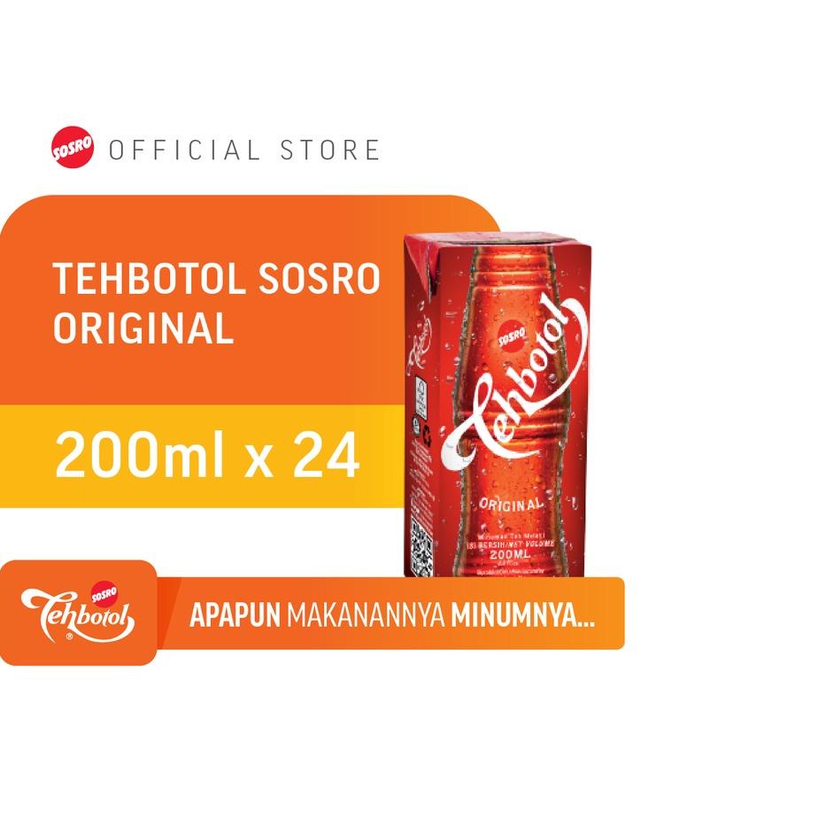 

♤ Tehbotol Sosro kotak 200 ml isi 24 Pcs ☻