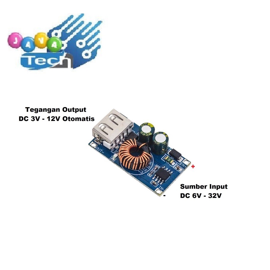 Modul USB QC 3.0 Stepdown DC-DC Converter Quick Charge Output