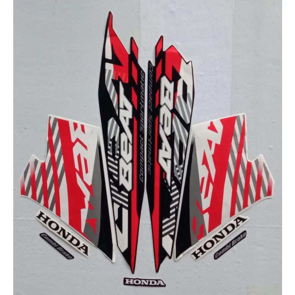STIKER STRIPING HONDA BEAT NEW 2021 FULL STIKER LIS BODY MOTOR BEAT NEW 2021 BERKUALITAS