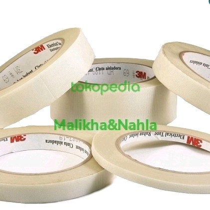 $+$+$+$+] Electrical Tape -3M Scotch- Glass Cloth Electrical Tape 27 (scotch 27)