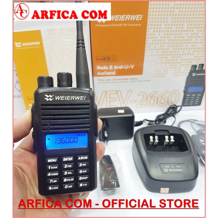Terlaris Talkie Ht Weirwei Vev 2660 Vev 3288S Dualband - Ht Weirwei Vev2660 Vev 2660