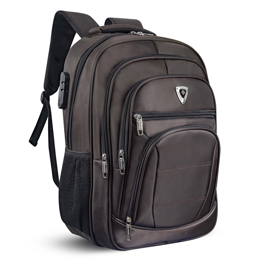 Tas Ransel Pria New Arrival Polo Goldvers Backpack Tas Ransel Original Import 18 Inch + Free Raincover + Free USB Ransel Sekolah IMPORT -DistributorTas